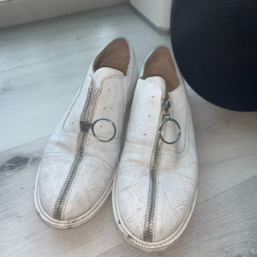 MM6 Madison Margiela crocodile flats